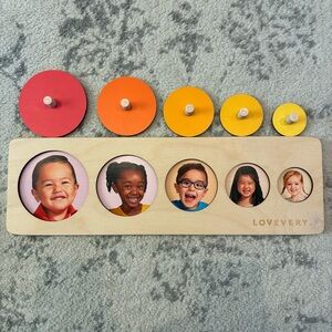 Lovevery wooden circle puzzle